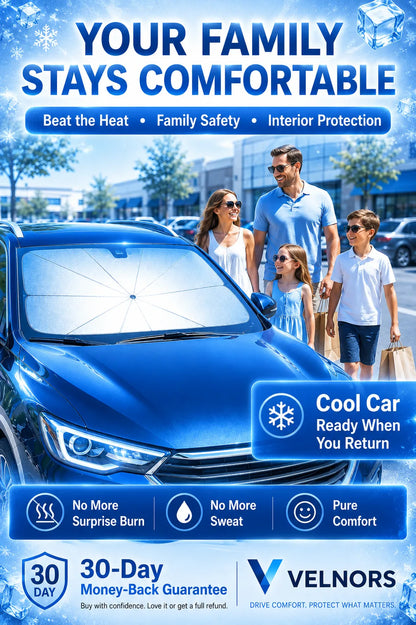 🔥Last Day 50% OFF - 2026 Upgraded Car Windshield Sun Shade Umbrella