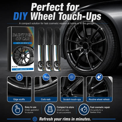 Wheel Scratch Repair Pen — Fix Curb Rash in 10 Min | Rust-Proof Formula