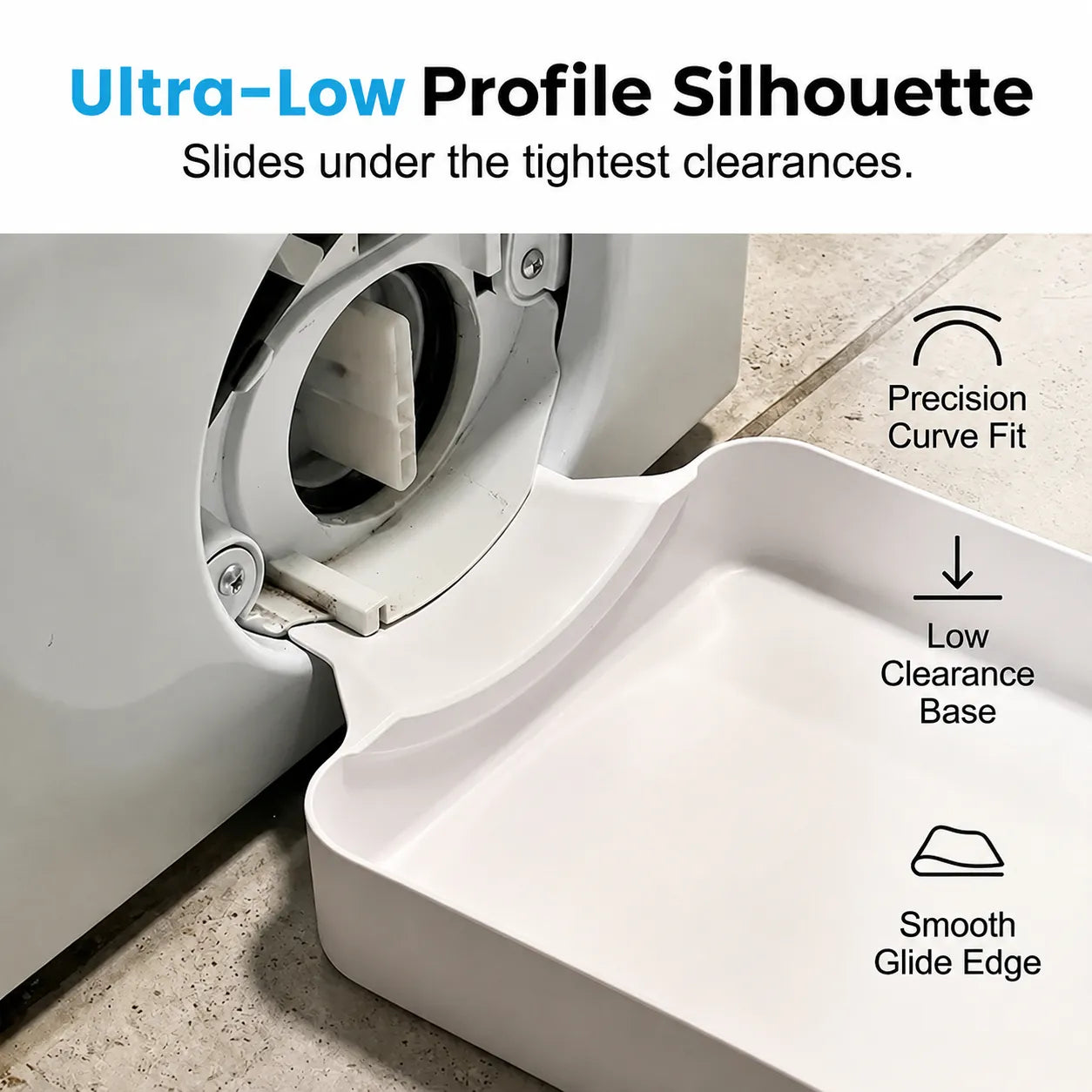 🌟LAST DAY SALE: ONLY 19.99!!🎁✨Universal Front-Load Washing Machine Drain Pan