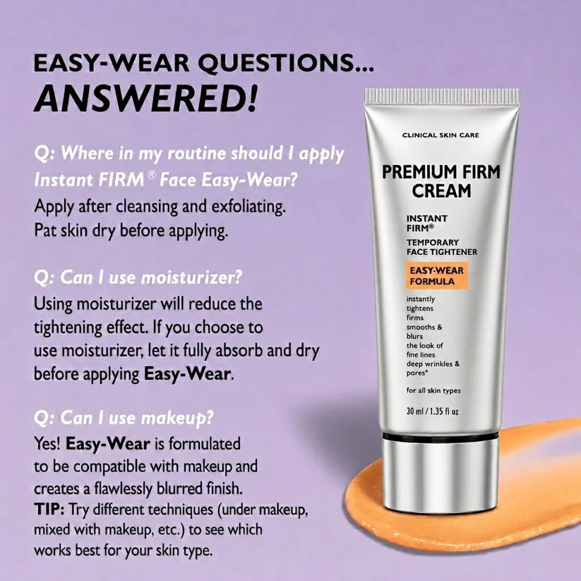 Instant Firming Temporary Face Tightener Easy-Wear Formula