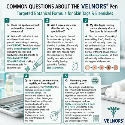 VELNORS® Painless &amp; Scar-Free Advanced Imperfection Removal Rollerball Pen