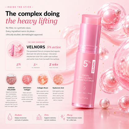 🔥LAST DAY 60% OFF VELNORS Korean Pink CollagenVolume Multi Balm