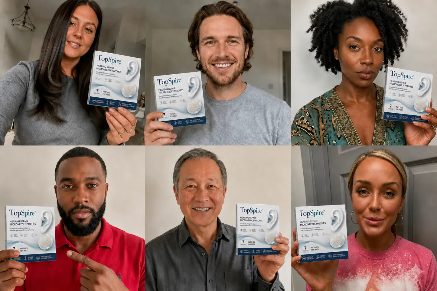TopSpire™ HEARING REPAIR MICRONEEDLE PATCHES ✅ Targets Hearing Loss, Tinnitus, Ear Infections, Balance Disorders, and Age-Related Ear Degeneration.