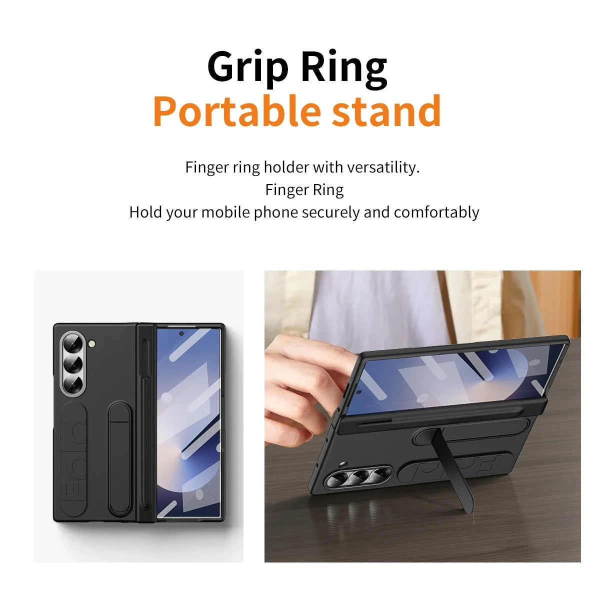 UltraSlim PenShield Z Fold 8 Ultra, 8, 7, 6, 5 Pen Holder & Hinge Protection Case