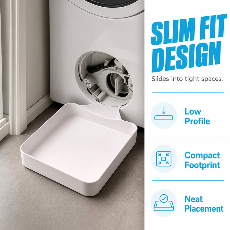 🌟LAST DAY SALE: ONLY 19.99!!🎁✨Universal Front-Load Washing Machine Drain Pan