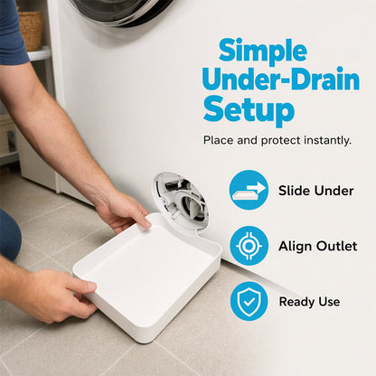 🌟LAST DAY SALE: ONLY 19.99!!🎁✨Universal Front-Load Washing Machine Drain Pan