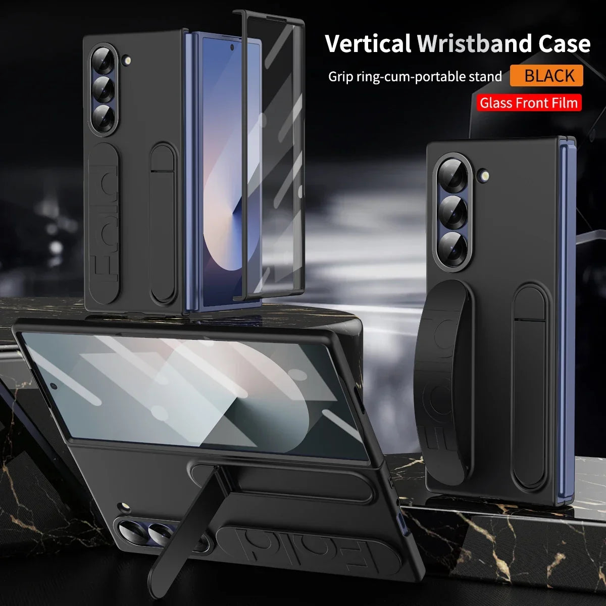UltraSlim PenShield Z Fold 8 Ultra, 8, 7, 6, 5 Pen Holder & Hinge Protection Case